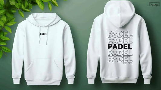 Padel Repeated Text padel apparel by Zazu