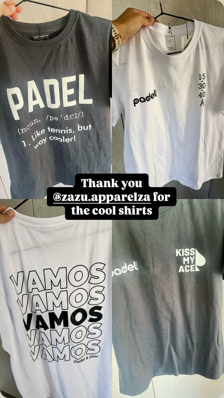 Customer Instagram story thanking Zazu for the cool shirts